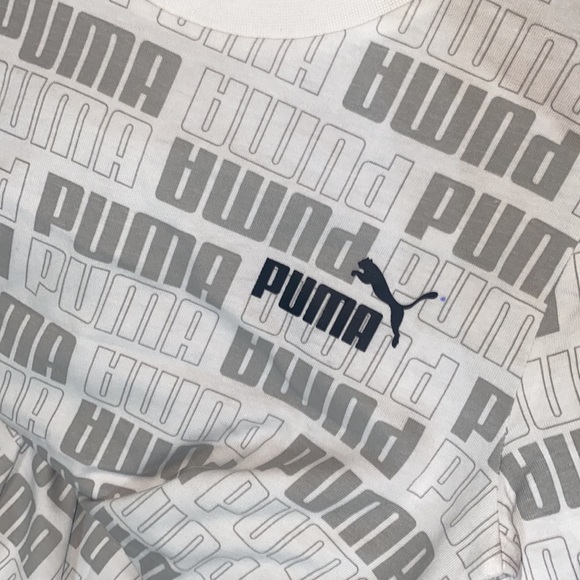 Puma 🆕 Boys Youth Tees 2PK Athletic Tshirt Set Black White Gray Bundle Pack - Picture 10 of 11